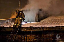 Реагирование подразделений пожарной охраны на пожар в Шатровском муниципальном округе (итог)
